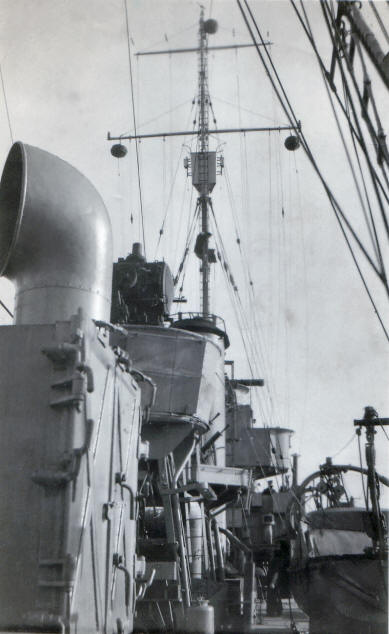 HMS Hazard deck view