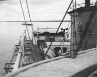 HMS Sharpshooter boat deck taken from bridge