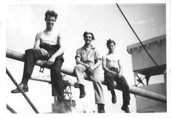 HMS Sharpshooter crew in Grimsby