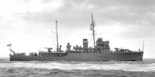 HMS Sharpshooter - Halcyon Class Minesweeper