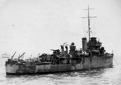 HMS Britomart - Halcyon Class Minesweeper