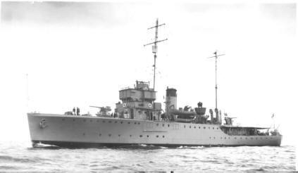 HMS Hebe - Halcyon Class Minesweeper