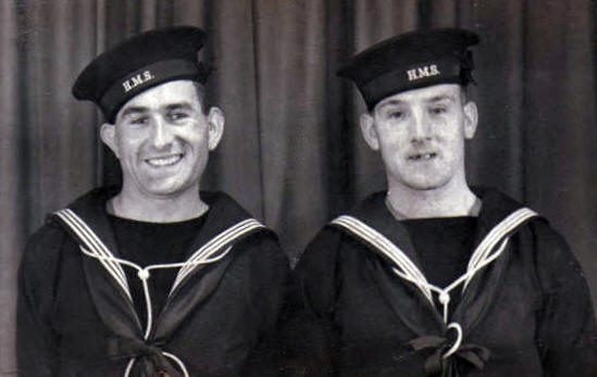 Stoker Trevor James Davies HMS Hussar & unknown sailor
