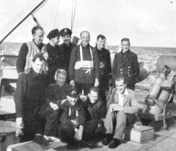Survivors from HMS Leda Halcyon Class Minesweeper