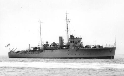 HMS Niger May 1936 - Halcyon Class Minesweeper