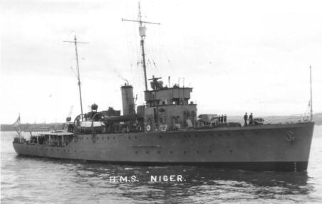 HMS Niger - Halcyon Class Minesweeper