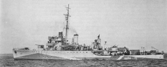 HMS Salamander 1943 - Halcyon Class Minesweeper