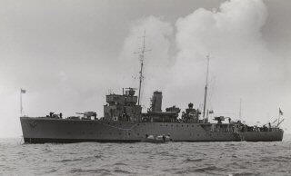 HMS Salamander - Halcyon Class Minesweeper