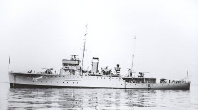 HMS seagull July 1939 - Halcyon Class Minesweeper