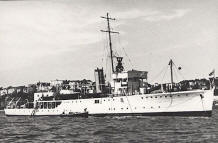 HMS Seagull as Halcyon Class Survey Ship