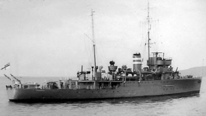 HMS Seagull - Halcyon Class Minesweeper