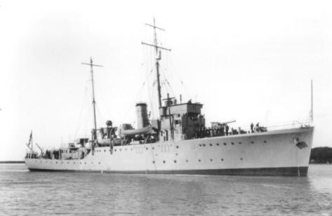 HMS Skipjack 1934 - Halcyon Class Minesweeper