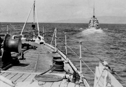 HMS Speedy and another Halcyon Class minesweeper