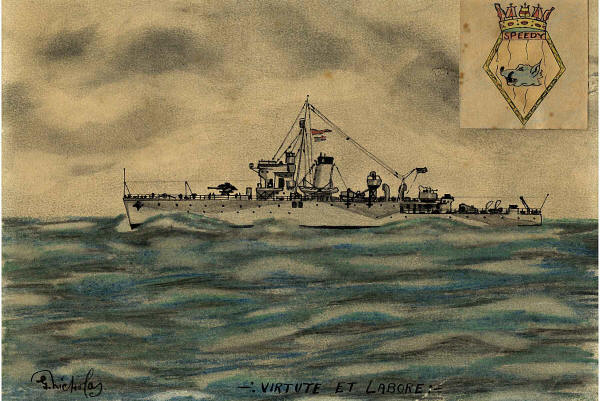 Painting of HMS Speedy