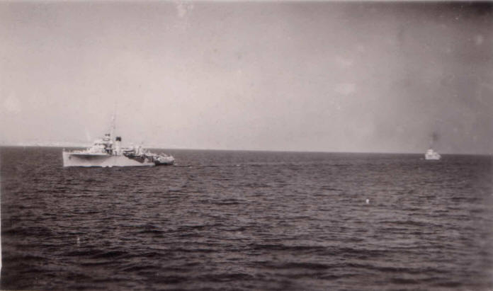 HMS Speedy, minesweeping off Filfa, Malta